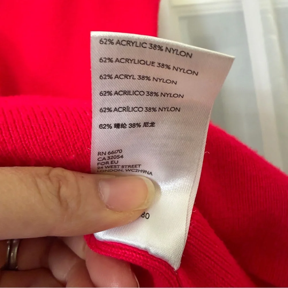 ANTHROPOLOGIE Ribbed Racerback Tank Top Hot Pink Size XS - Picture 4 of 7
